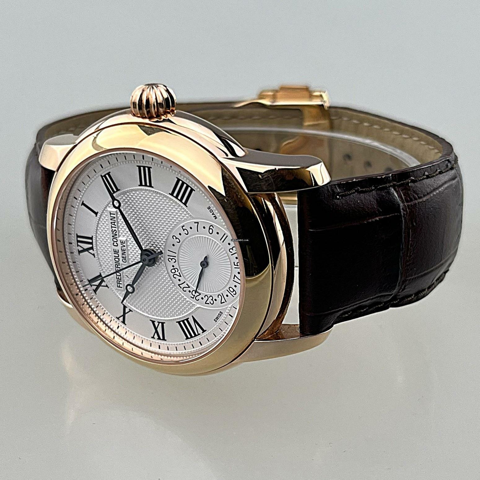 Thumbnail von Frederique Constant Manufacture Classic Automatic Pattern Dial Edelstahlgehäuse Roségod plattiert mit Originalbox
