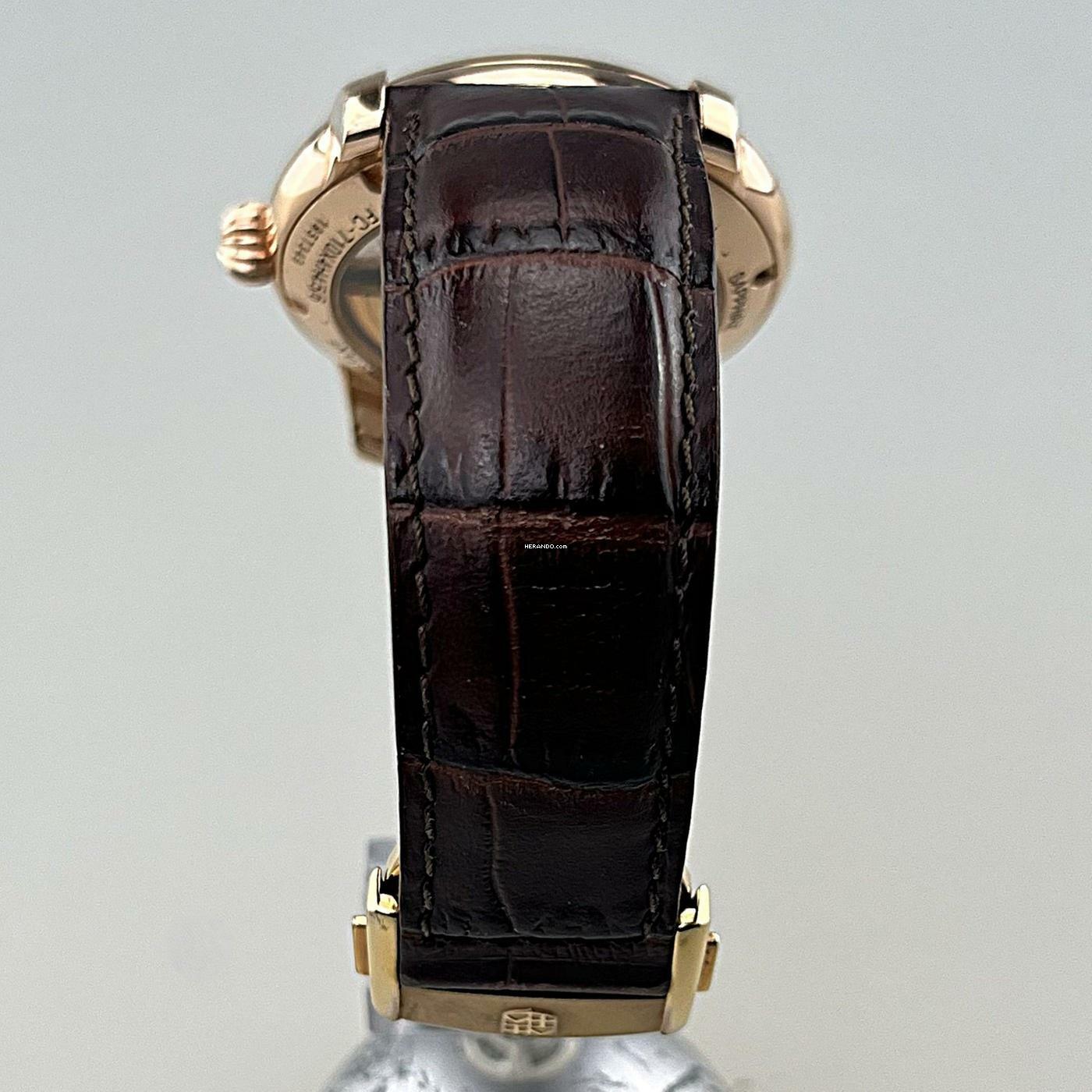 Thumbnail von Frederique Constant Manufacture Classic Automatic Pattern Dial Edelstahlgehäuse Roségod plattiert mit Originalbox