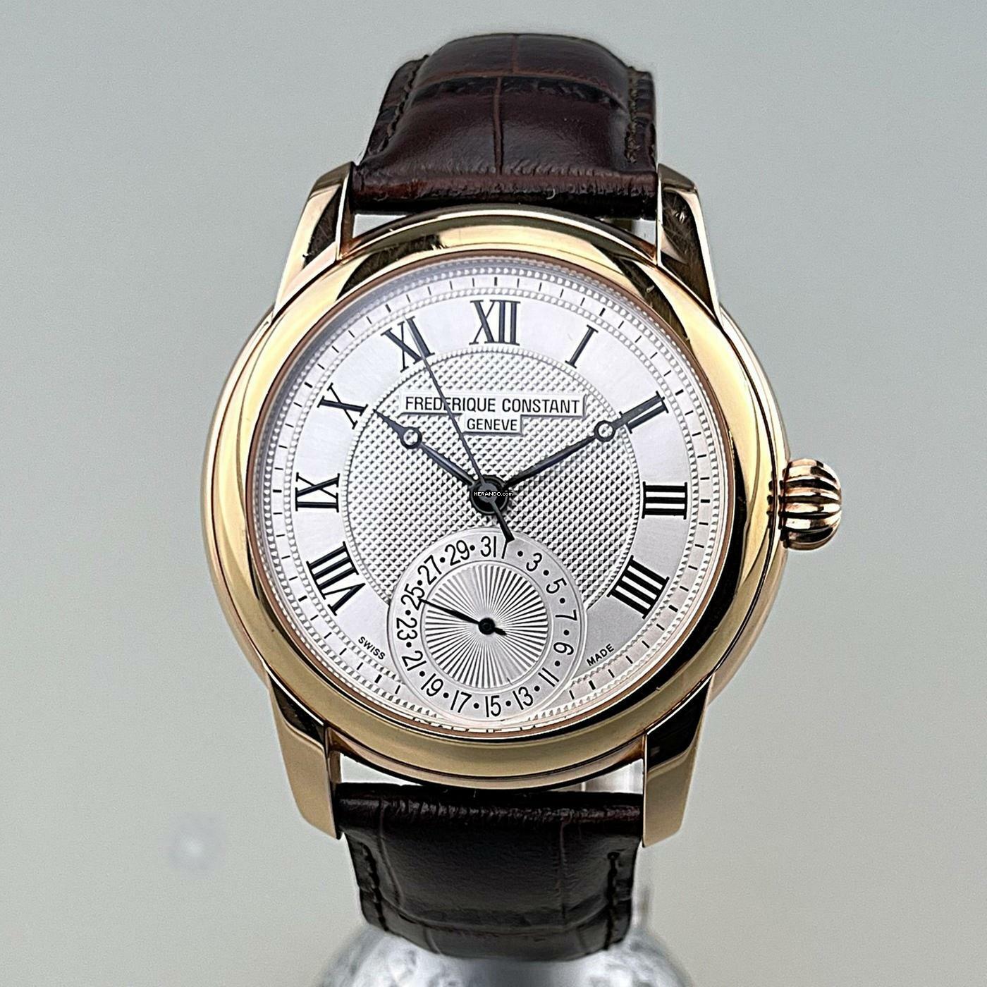 Thumbnail von Frederique Constant Manufacture Classic Automatic Pattern Dial Edelstahlgehäuse Roségod plattiert mit Originalbox