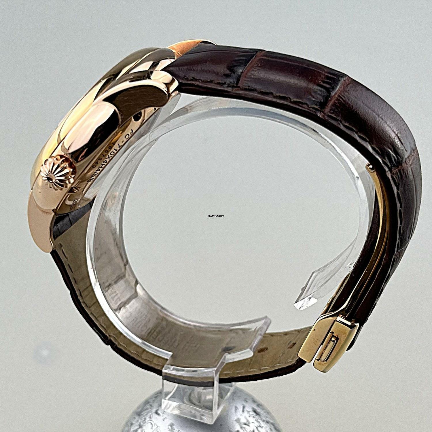 Thumbnail von Frederique Constant Manufacture Classic Automatic Pattern Dial Edelstahlgehäuse Roségod plattiert mit Originalbox