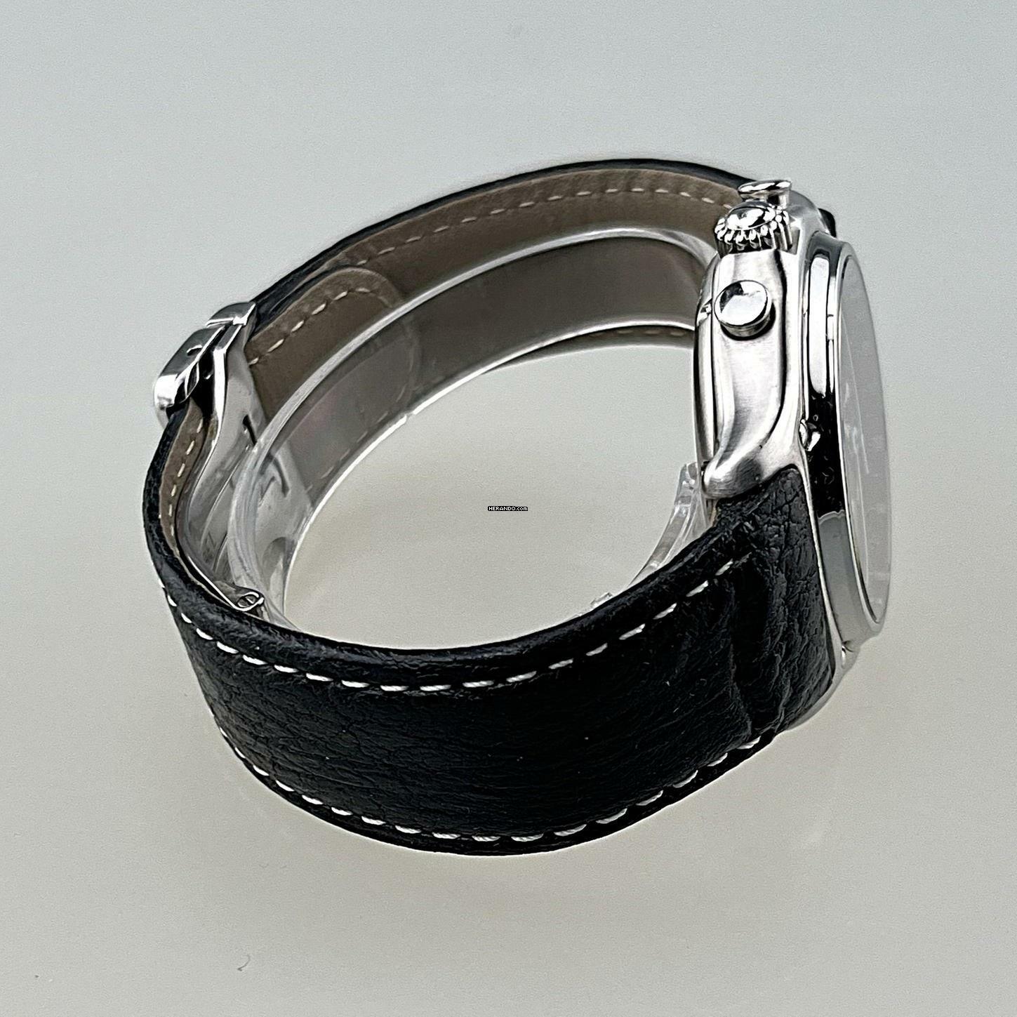 Thumbnail von Ebel Le Modulor 1911 Chronograph Automatik Edelstahl Lederarmband mit Faltschließe Erstbesitz Full Set - Box Garantiekarte Siegel und s. Papiere