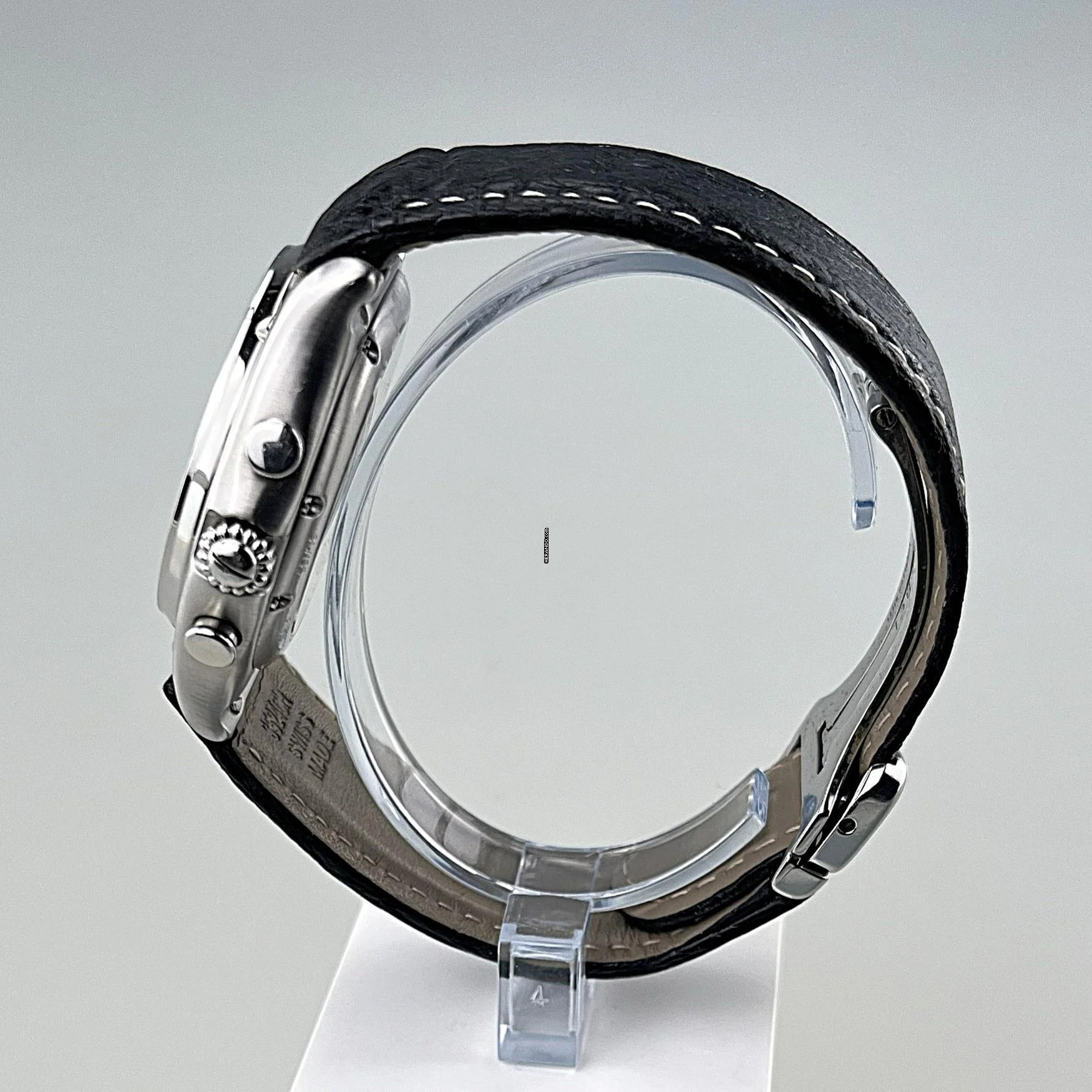 Thumbnail von Ebel Le Modulor 1911 Chronograph Automatik Edelstahl Lederarmband mit Faltschließe Erstbesitz Full Set - Box Garantiekarte Siegel und s. Papiere