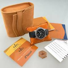 Thumbnail von Ebel Le Modulor 1911 Chronograph Automatik Edelstahl Lederarmband mit Faltschließe Erstbesitz Full Set - Box Garantiekarte Siegel und s. Papiere