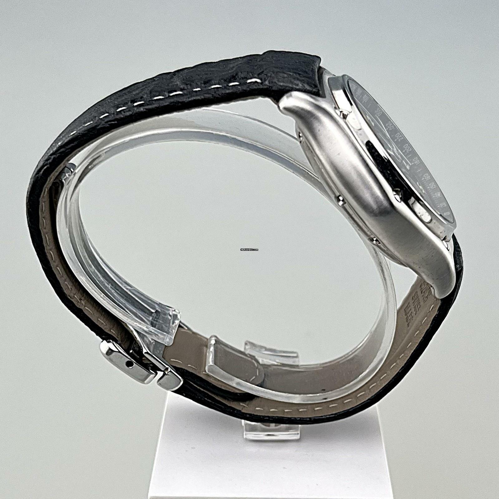 Thumbnail von Ebel Le Modulor 1911 Chronograph Automatik Edelstahl Lederarmband mit Faltschließe Erstbesitz Full Set - Box Garantiekarte Siegel und s. Papiere