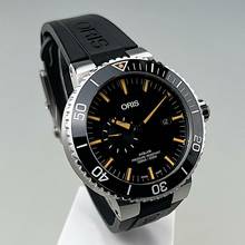 Thumbnail von Oris Aquis Small Second 7733 4159-07 4 24 64EB 01 743 7733 Aquis Small Second Date Diver Stahl Kautschuk Automatik 45,5 mm Full Set deutsche Auslieferung