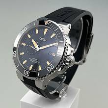 Thumbnail von Oris Aquis Small Second 7733 4159-07 4 24 64EB 01 743 7733 Aquis Small Second Date Diver Stahl Kautschuk Automatik 45,5 mm Full Set deutsche Auslieferung