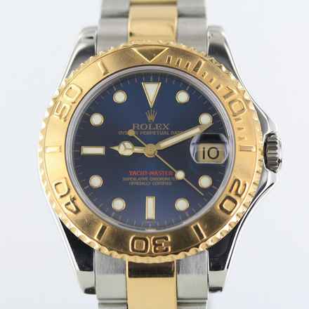  Rolex Yacht-Master BLUE DIAL//STEEL/GOLD//REF .68623//FULL SET//1998//LC134#743 