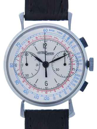  Nicolet Hahn Cal. 39 Stainless Steel 1950s 