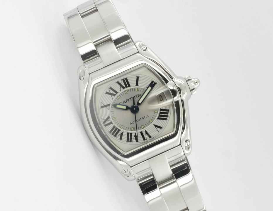  Cartier Roadster Silver Dial 