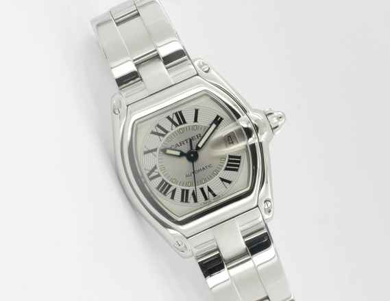  Cartier Roadster Silver Dial 