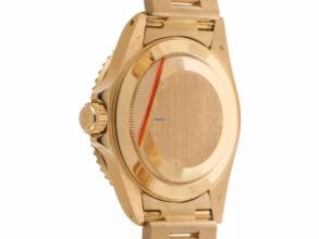 Thumbnail von Rolex Submariner Date Serti 18kt Gelbgold Ref.16618 1988 Full Set Original unpoliert Submariner Serti 18kt Gelbgold Diamanten Saphir