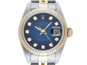Thumbnail von Rolex Lady-Datejust Ref.69173 1993 Full Set sehr gut Vintage Datejust Lady Diamanten open 6/9