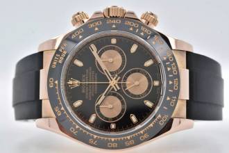 Thumbnail von Rolex Daytona Cosmograph 18k Rose Gold 116515LN Rubber Strap Oysterflex LC100