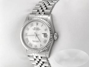 Thumbnail von Rolex Datejust 31 Medium Datejust 31 Mm 78274 2002 Stahl Weissgold 750 Perlmutt Automatik Stainless Steel 18kt White Gold Jubilé-band Chronometer Oyster