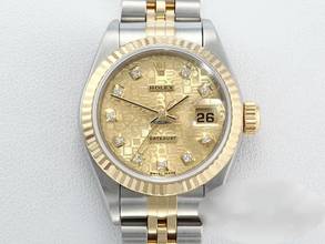 Thumbnail von Rolex Lady-Datejust Edelstahl Gelbgold 750 Diamanten Automatik Stainless Steel 18kt Yellow Gold Stahl Jubilé-band Chronometer Oyster