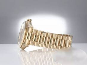 Thumbnail von Rolex Day-Date 36 36mm 18338 1996 Diamanten Gelbgold 750 Automatik 18kt Yellow Gold President-band Chronometer Oyster