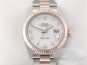 Thumbnail von Rolex Datejust 41 126331 2023 Stahl Rosegold 750 Perlmutt Diamanten Automatik Stainless Steel 18kt Rose Gold Oyster-band Chronometer