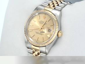 Thumbnail von Rolex Datejust 36 36mm 16233 2001 Edelstahl Gelbgold 750 Automatik Stahl Gold