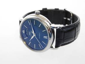 Thumbnail von IWC Portofino Automatic Moon Phase 40 Herrenuhr mit original Papieren im Top Zustand IWC Warranty until 10 / 2028