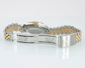 Thumbnail von Rolex Datejust 36 16233 Tapestry champagne dial 2000’s Full Set TOP Condition