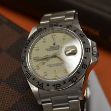 Thumbnail von Rolex Explorer II 16550 cream tritium dial 1985 Full Set
