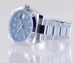 Thumbnail von Rolex Datejust 41 Stahl Oysterband green Motif Dial 41mm B+P ungetragen