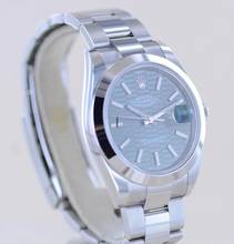 Thumbnail von Rolex Datejust 41 Stahl Oysterband green Motif Dial 41mm B+P ungetragen