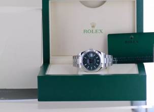Thumbnail von Rolex Datejust 41 Stahl Oysterband green Motif Dial 41mm B+P ungetragen