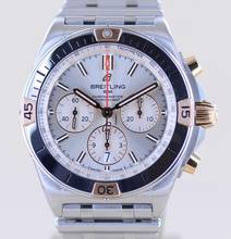 Thumbnail von Breitling Chronomat 42 Chronograph 42 mm Stahl Roségold Silver Dial Stahlband B+P