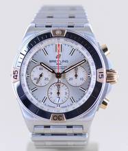 Thumbnail von Breitling Chronomat 42 Chronograph 42 mm Stahl Roségold Silver Dial Stahlband B+P