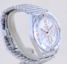 Thumbnail von Breitling Chronomat 42 Chronograph 42 mm Stahl Roségold Silver Dial Stahlband B+P