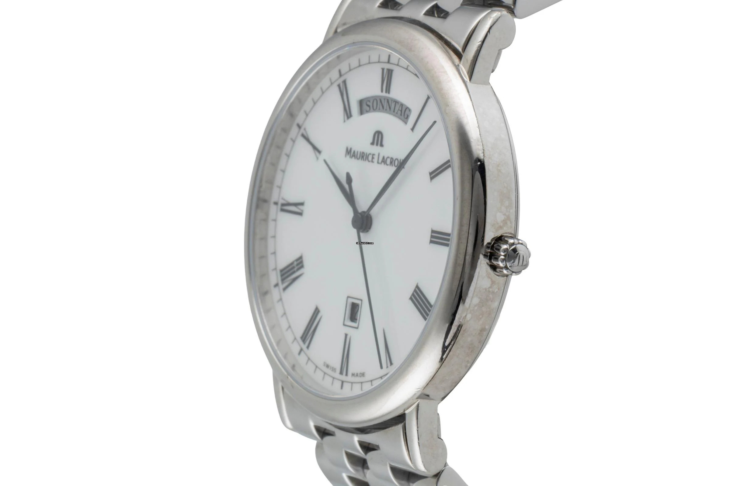 Thumbnail von Maurice Lacroix Les Classiques Stahl Quarz Herrenuhr Ref. 96856