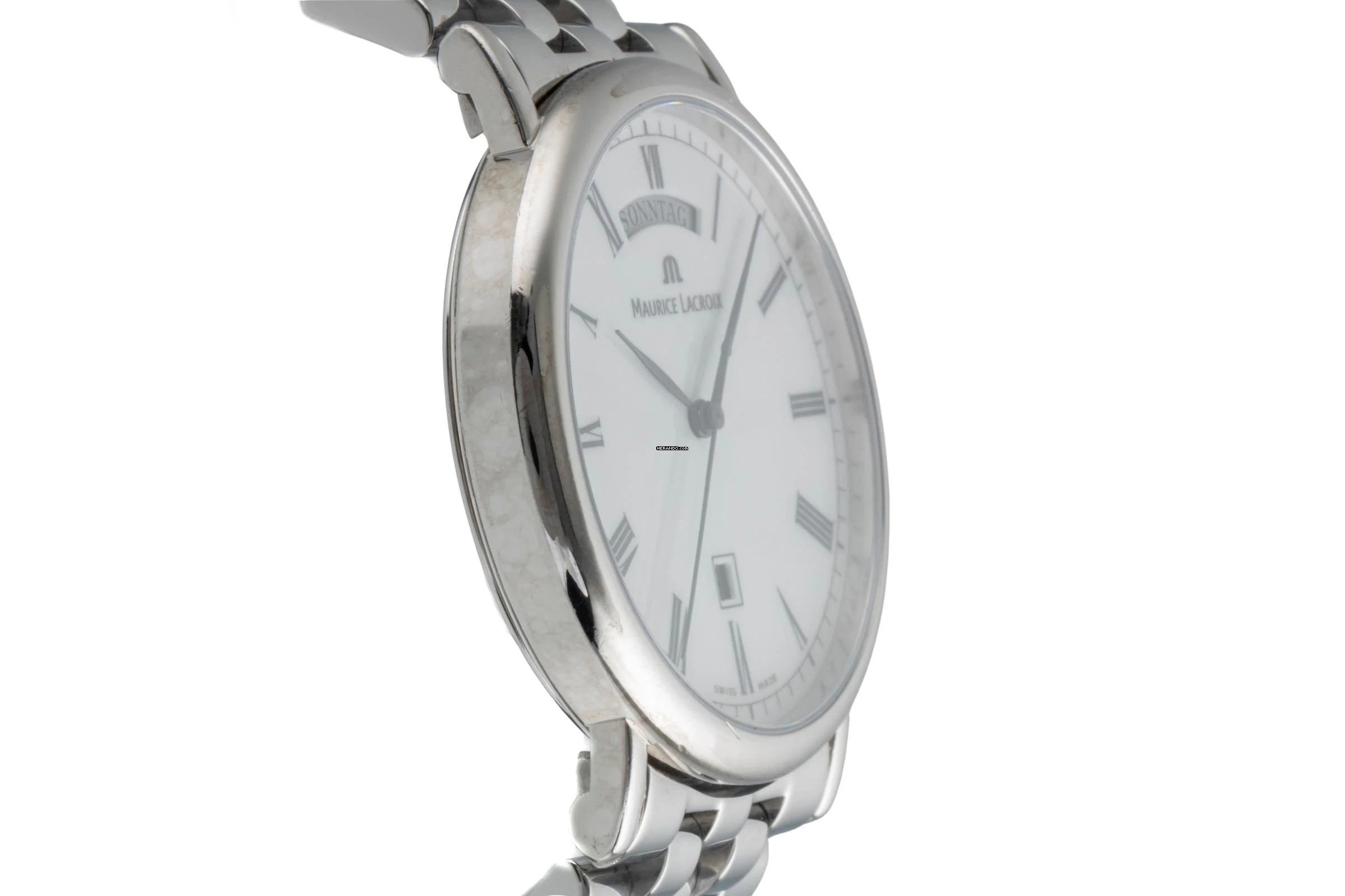 Thumbnail von Maurice Lacroix Les Classiques Stahl Quarz Herrenuhr Ref. 96856