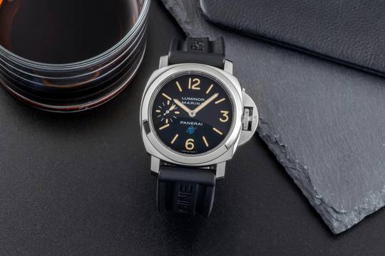  Panerai Luminor Marina Handaufzug Edelstahl Herrenuhr R. PAM00631 B&P 2017 