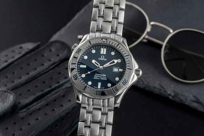  Omega Seamaster Diver 300 M Edelstahl Herrenuhr Datum Saphirglas Ref. 2542.80.00 