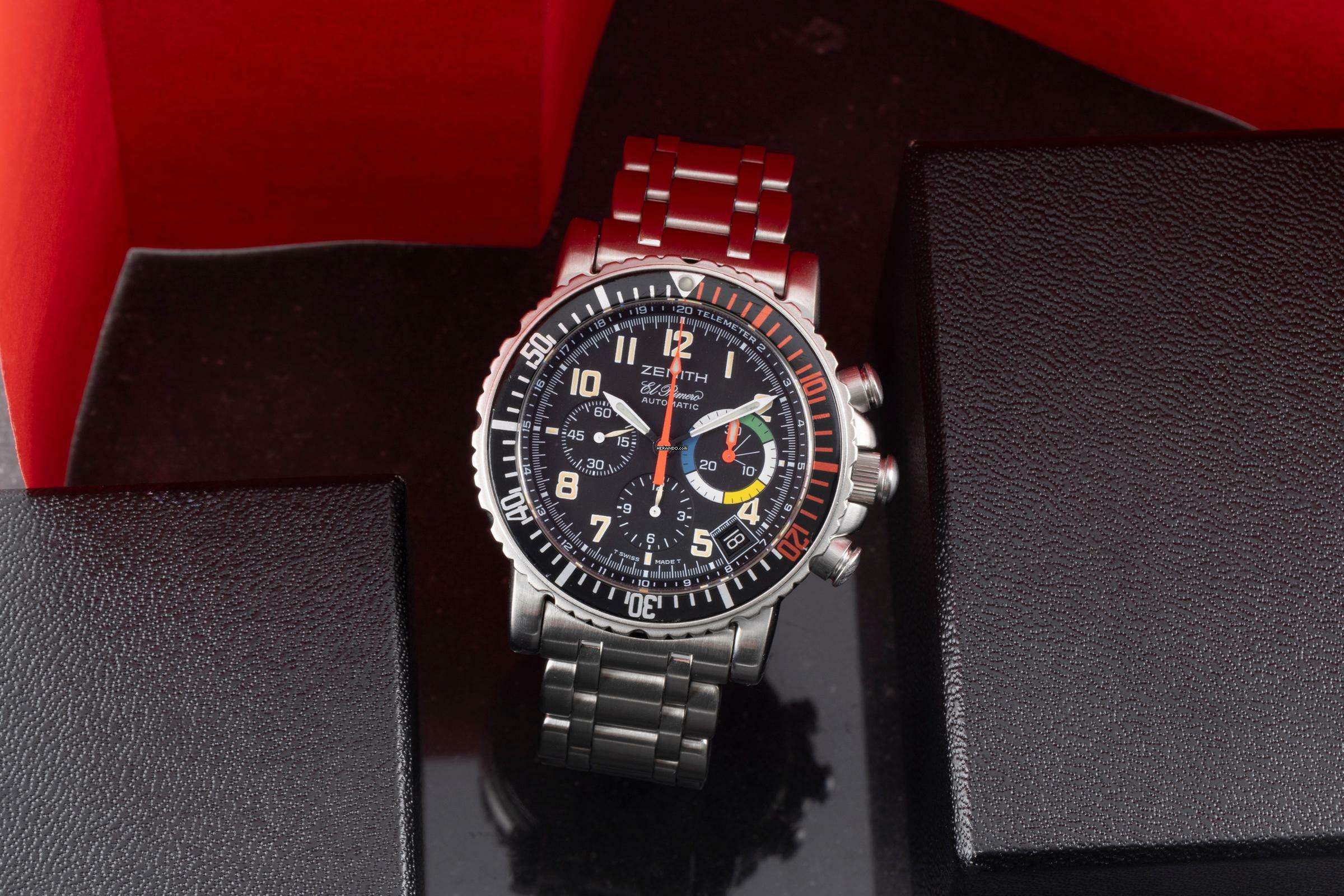 Thumbnail von Zenith El Primero Rainbow Flyback Chronograph Automatik Ref. 01.0480.405 Box