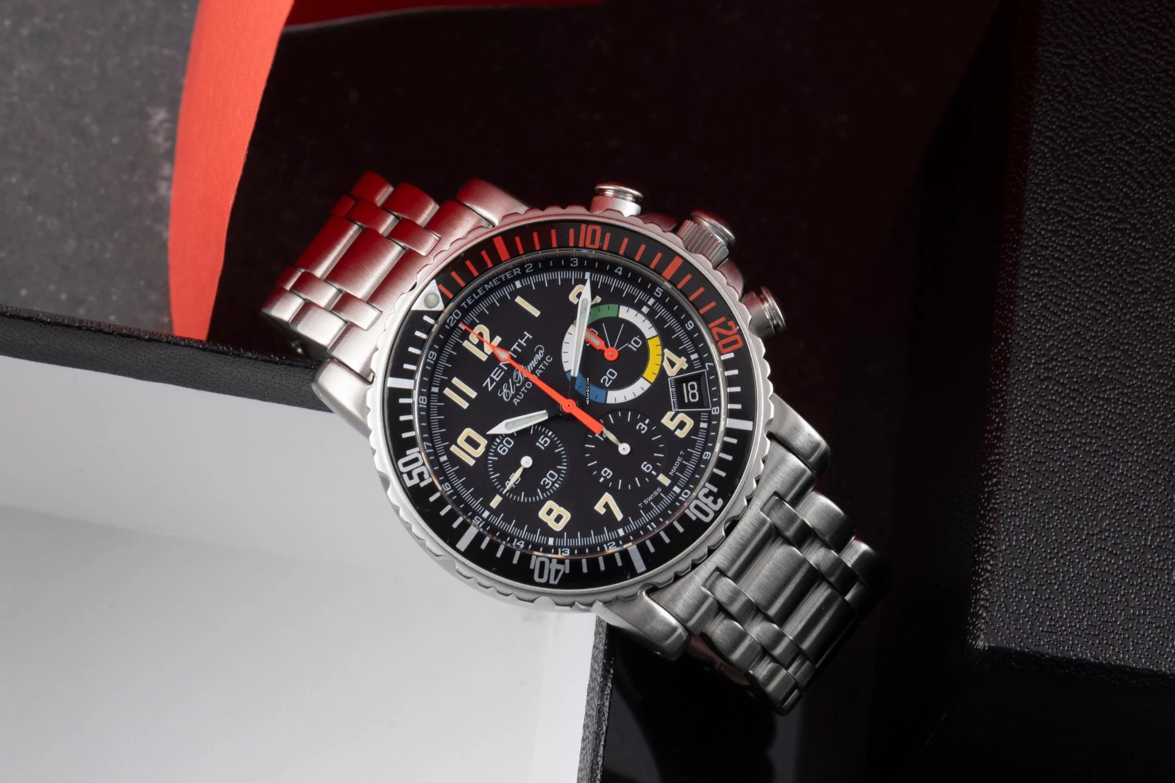 Thumbnail von Zenith El Primero Rainbow Flyback Chronograph Automatik Ref. 01.0480.405 Box