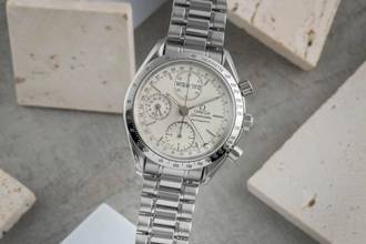 Thumbnail von Omega Speedmaster Day Date Chronograph Automatik Stahl Herrenuhr Ref 3521.30.00