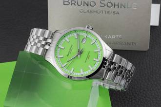 Thumbnail von Bruno Söhnle Glashütte Turin Stahl Automatik Herrenuhr Ref. 17-12230-440 B&P