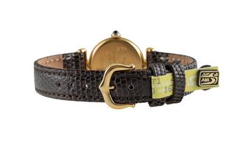 Thumbnail von Cartier Colisée must de Cartier Lady Vermeil 925 Silber Damenuhr Ref. 590002