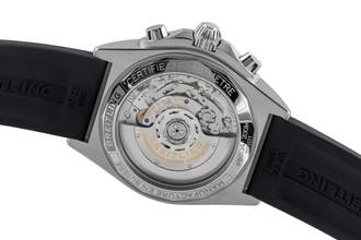 Thumbnail von Breitling Chronomat Chronograph Stahl / Platin Ref. PB0134101C1S1