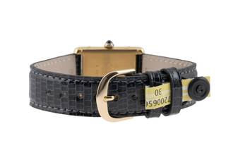 Thumbnail von Cartier Tank Vermeil must Tank GM Vermeil Ivory Dial Silber Herrenuhr Medium Handaufzug