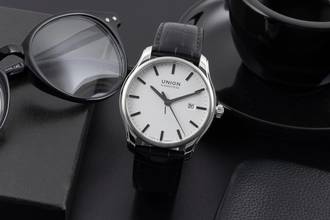 Thumbnail von Union Glashütte Viro Datum Stahl Automatik Herrenuhr Ref. D001.407.A Box