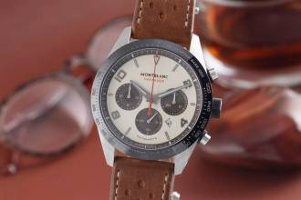 Thumbnail von Montblanc Timewalker Cappucino Panda Dial Chronograph Ref. 118491 Limitiert