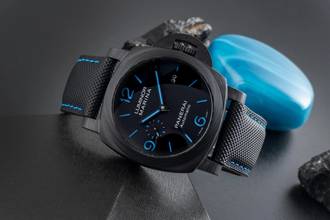 Thumbnail von Panerai Luminor Marina Automatic Carbon Automatik Herrenuhr Ref. PAM01661 B&P 2022