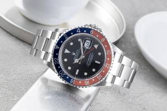 Thumbnail von Rolex GMT-Master II Pepsi Swiss Made Dial Stahl Automatik Herrenuhr 16710T B&P