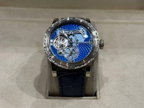  Louis Moinet Derrick Automation Unique Piece No.1/1 Whitegold handengraved (Oil-Pump) Full Set 