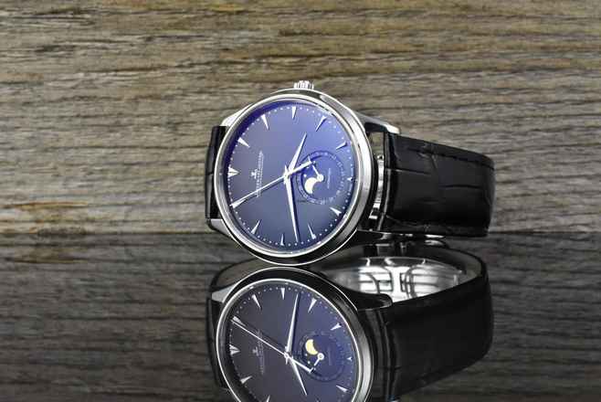  Jaeger-LeCoultre Master Ultra Thin Moon Steel very nice Q1368470 B&P 2018 