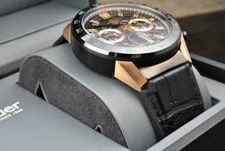 Thumbnail von TAG Heuer Carrera Calibre Heuer 02 Roségold / Ceramic Skeleton 45MM Chronograph 2021 Full Set