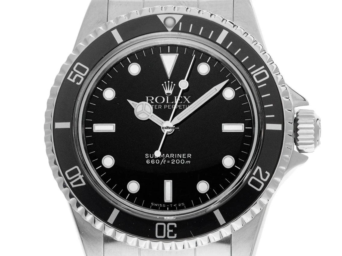  Rolex Submariner (No Date) Bubble Ref.5513 1964 Box&Beschreibung sehr gut Vintage Submariner No Date Bubble 